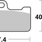 Sbs DS Racing Dual Sintered Brake Pads For Aprilia SXV 450 2008-2010 695DS-2