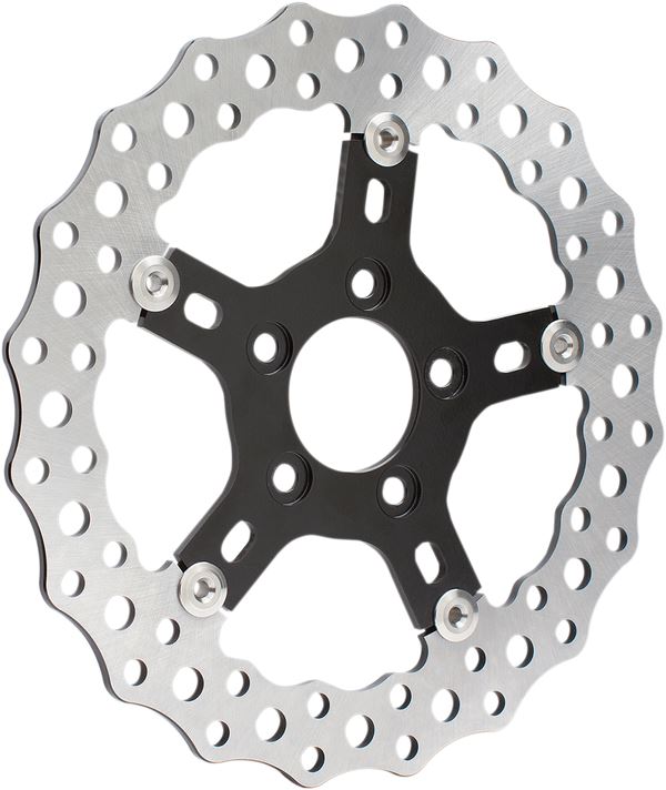 Arlen Ness Jagged Floating Rotor Stainless Steel For HD FXDF 1690 99-17 02-786