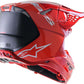 ALPINESTARS Supertech M10 Flood Red MX Helmet