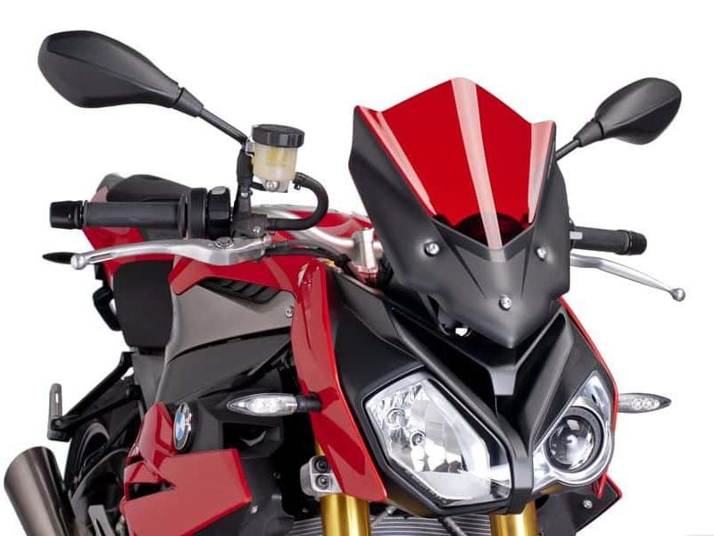 PUIG New Generation Sport Screen Red for BMW S1000 R 14-18 7040R