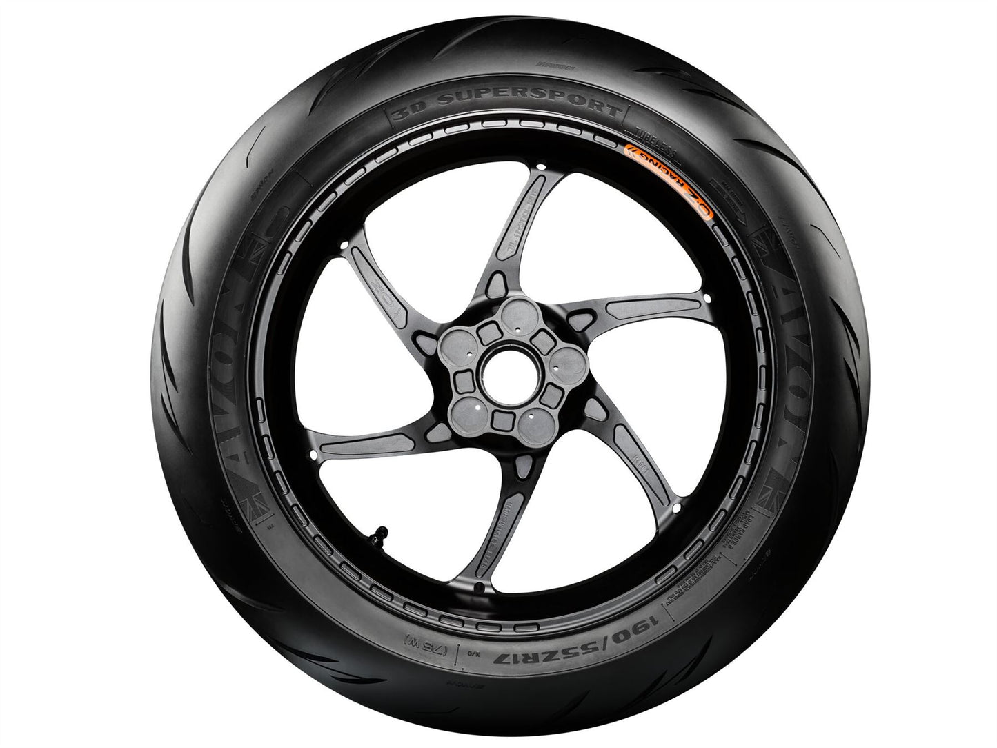 AVON 3D Supersport 180/55 ZR 17 M/C (73W) TL Motorcycle Tyre