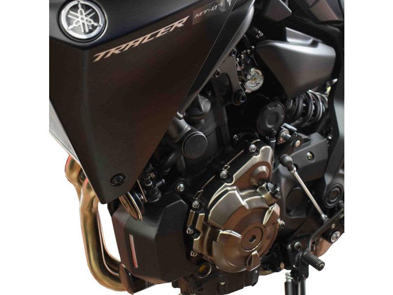 PUIG Chassis Cap Black for Yamaha MT-07 14-25 9638N