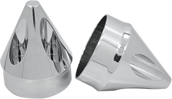 Avon Grips Front Axle Nut Cover For Harley Davidson FLHRXS 1868 07-24 AXL-SPK-CH