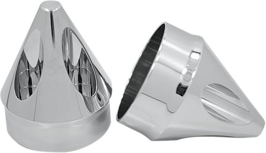 Avon Grips Front Axle Nut Cover For Harley Davidson FLHRXS 1868 07-24 AXL-SPK-CH
