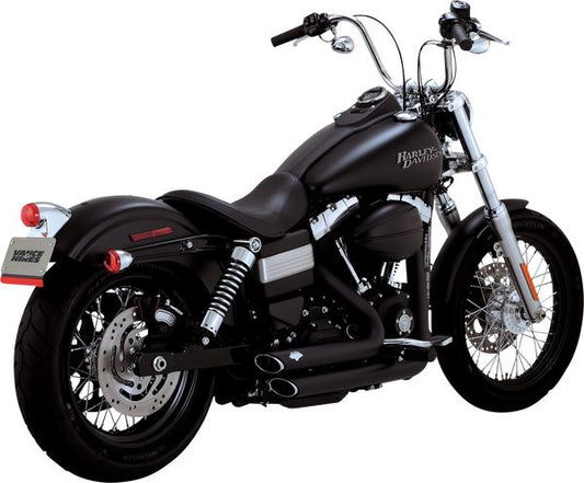 Vance & Hines Shortshots Staggered Exhaust System For HD FXDF 1690 12-17 47327