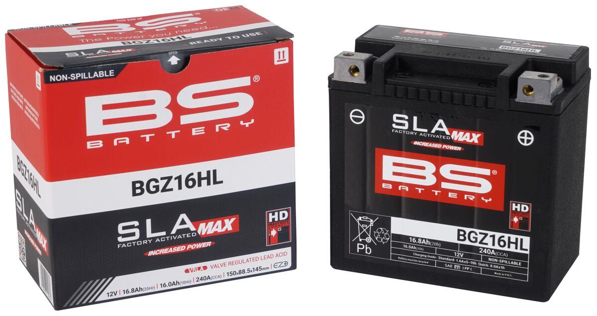 Bs Battery SLA MAX AGM Battery For Harley RH 1250 S 1987-2024 300932