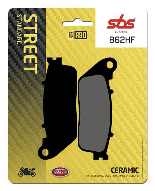 Sbs HF Street Ceramic Organic Brake Pads For Honda CB 1000 R+ 2008-2020 862HF