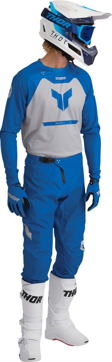 THOR Ridemode Static Gloves Blue