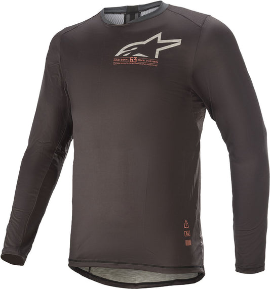 Alpinestars Alps 6 V2 Long Sleeve Bicycle Jersey Black