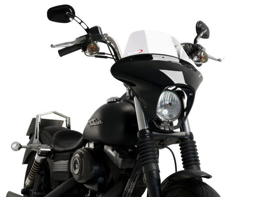PUIG Batwing Touring Screen Clear for Harley Davidson Dyna Street Bob FXDB 06-17 21050W
