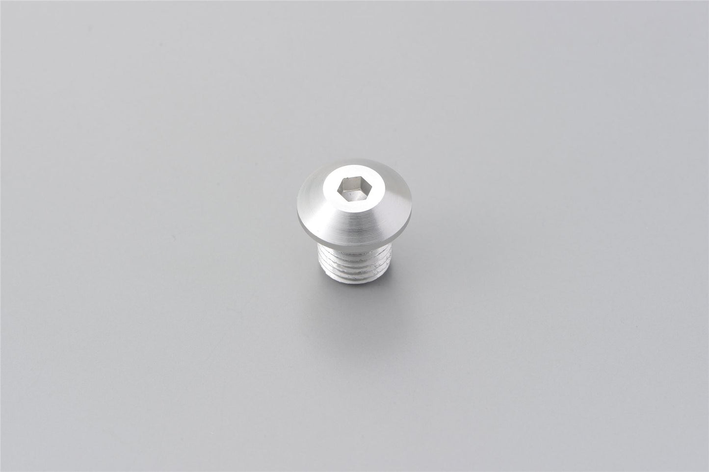 Daytona Mirror Plug Bolt M10 x 1.25 Left CNC Silver Threaded Hole Plug 99615
