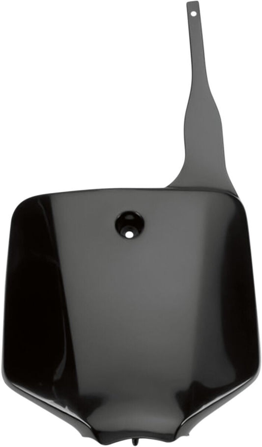 UFO FRONT NUMBER PLATE KAWASAKI KX65/KLX110 BLACK KA03732-001