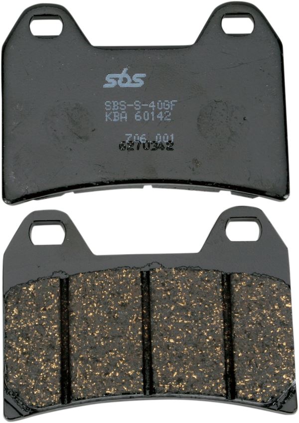 Sbs Ceramic Organic Brake Pads For Ducati Streetfighter 848 1997-2022 706HF