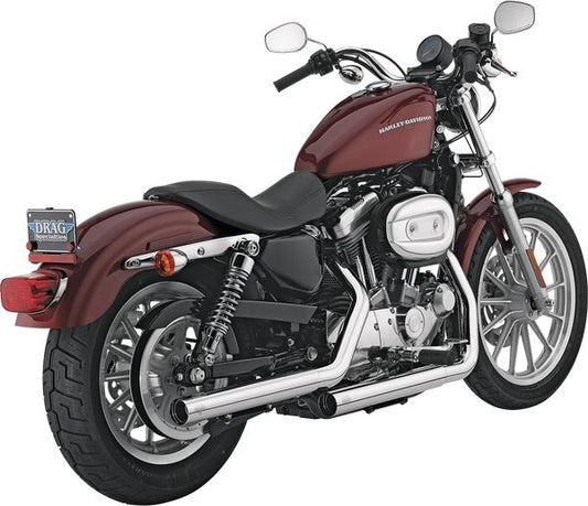 Vance & Hines Straightshots Slip-On Muffler Chrome For HD XL 1200 V 04-13 16819