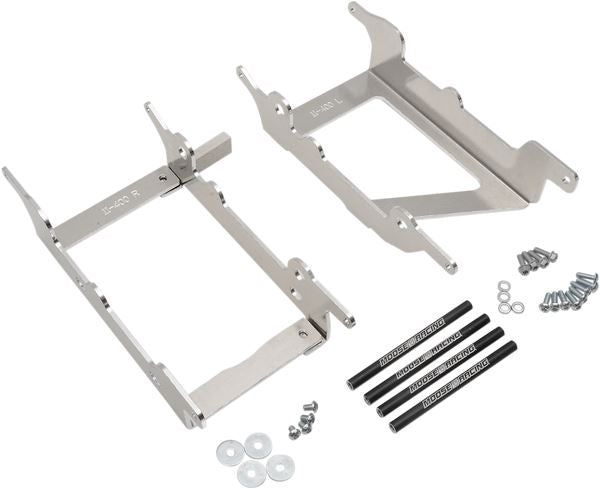 Moose Offroad Radiatior Braces For Beta RR 300 2013-2019 Silver 11-400