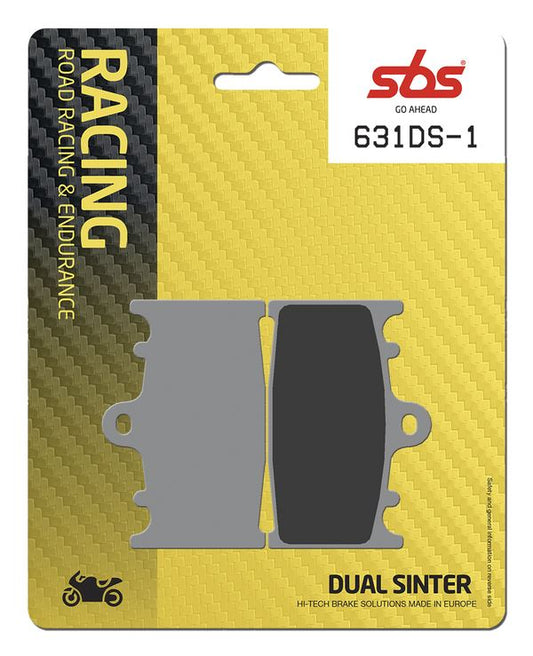 Sbs DS Racing Dual Sintered Brake Pads For Suzuki GSX-R 600 1994-2003 631DS-1