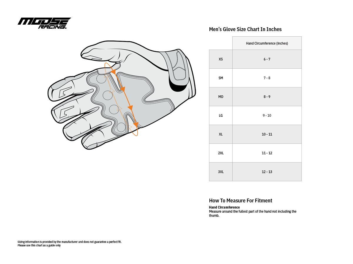 Moose Racing Glove Mx2 Hi-Vis