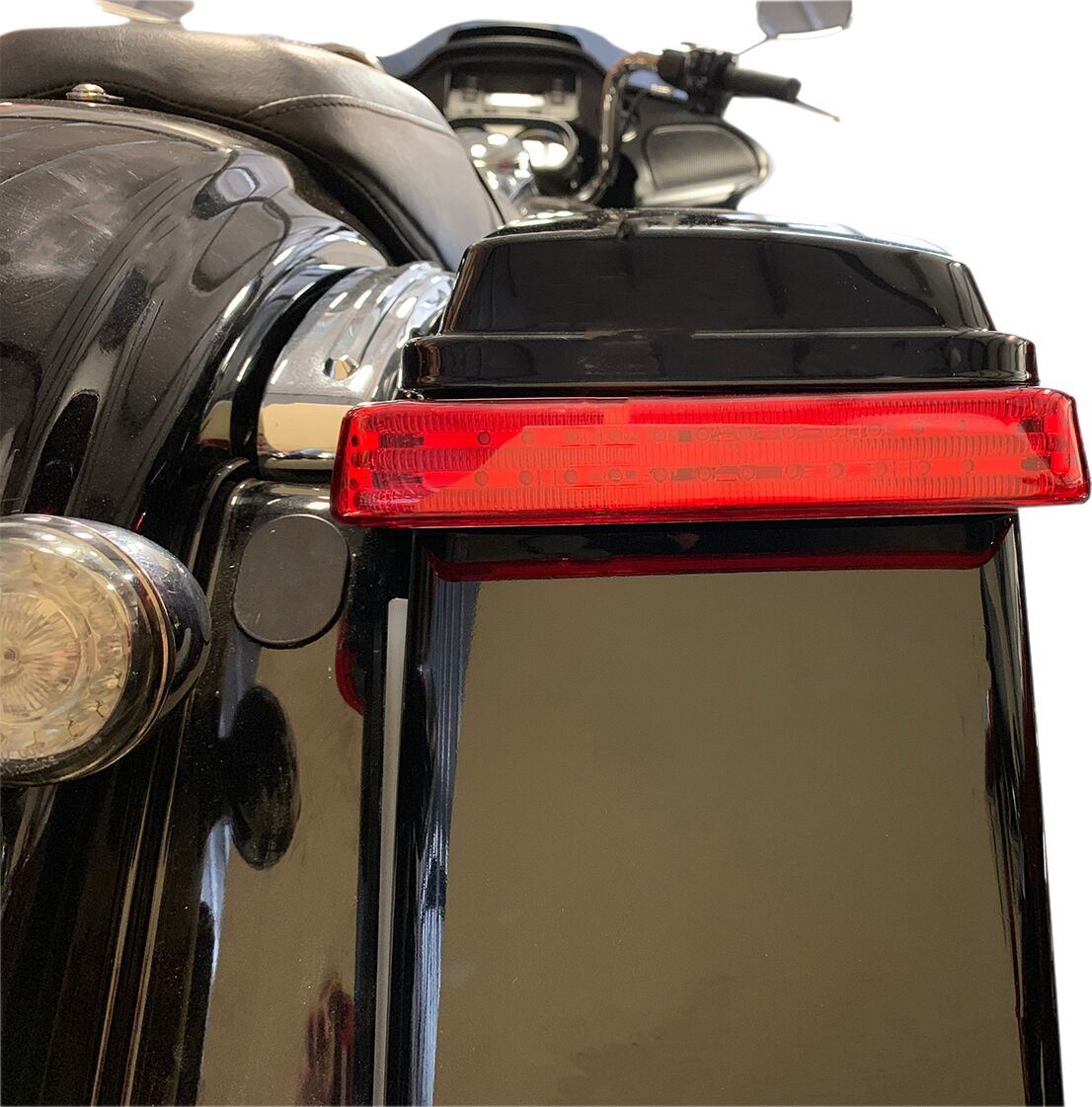 Custom Dynamics ProBEAM LED Saddle Bag Lights Harley FLHX 10-13 PB-SB-SS6-CR