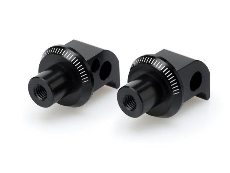 PUIG Pillion Footpeg Adaptors Black for Yamaha Tracer 7/GT/700/700 GT 20-25 20445N