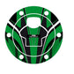 Puig Radikal Fuel Cap Protector Green 1615N