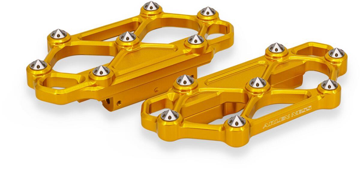 Arlen Ness Diamond Floorboards For Harley Davidson FLHRXS 1868 ABS 1983-2024 Gold 410-061