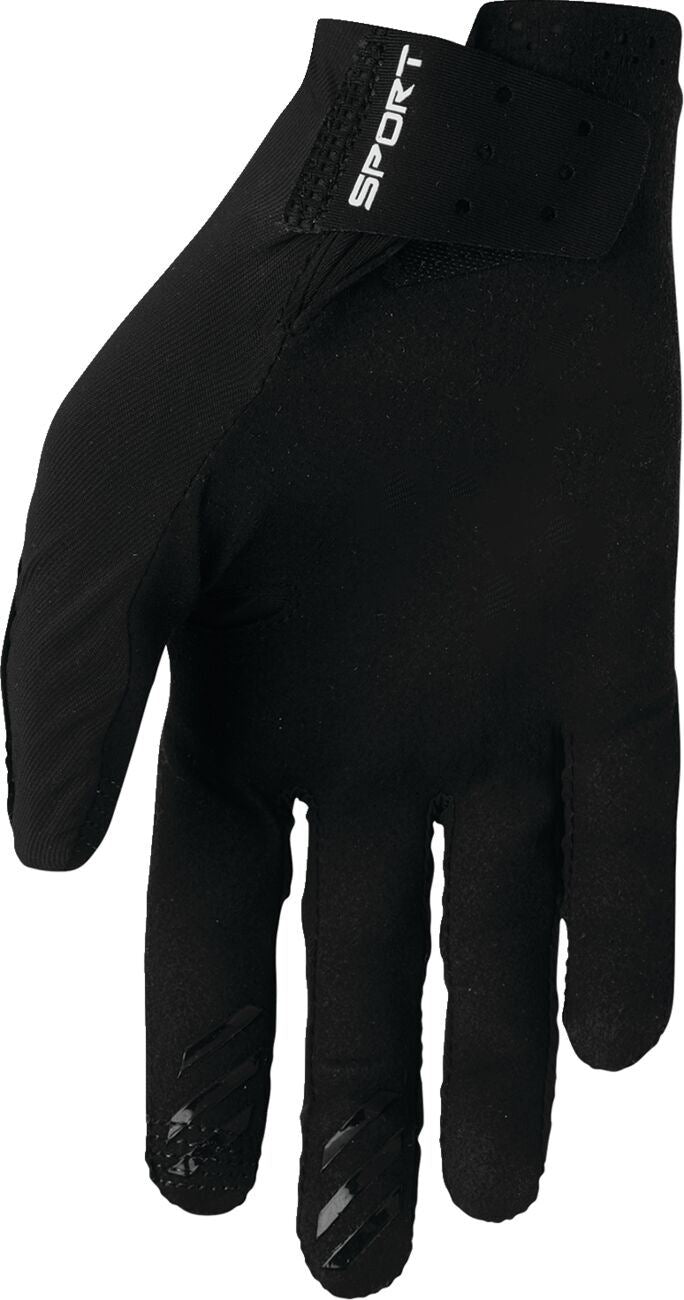 THOR SPORTMODE Iconic MX Gloves BLACK 2025 Model