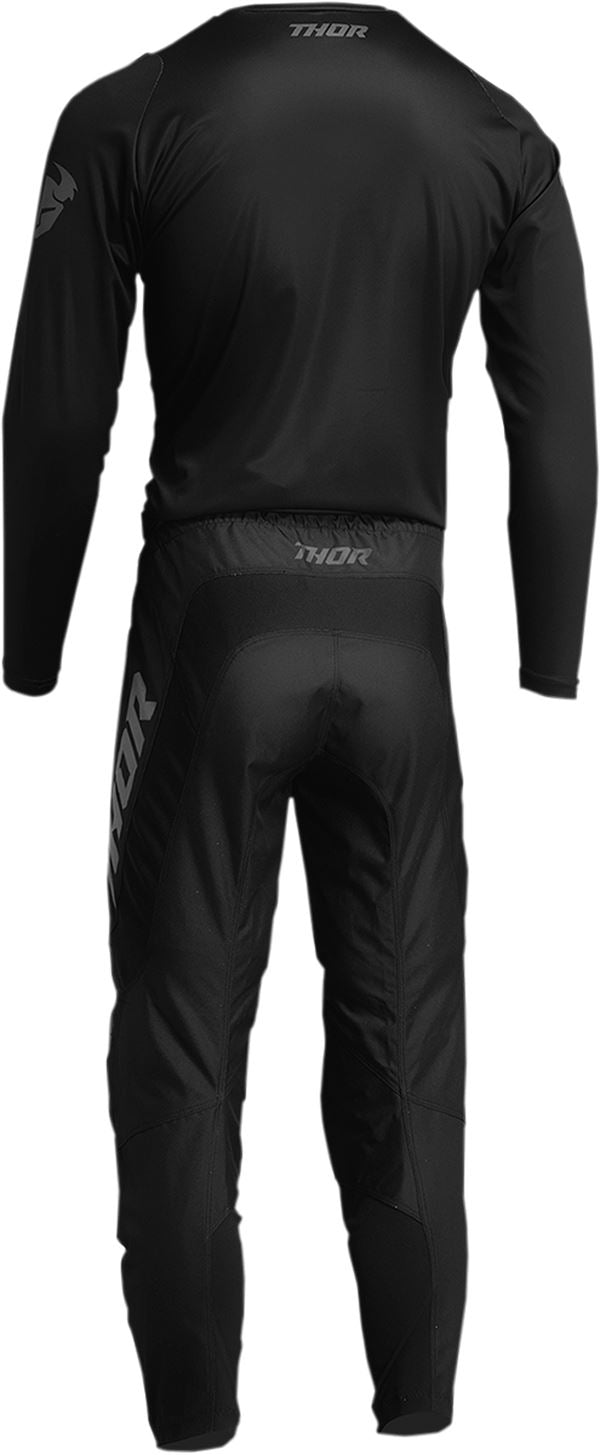 THOR Youth Sector Minimal MX Motorcross Jersey Black 2023 Model