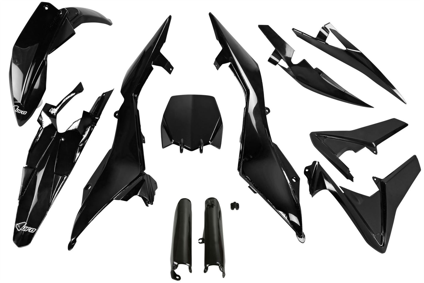 UFO COMPLETE BODY KIT HUSQVARNA TC 449/499 BLACK HUKIT612E-001
