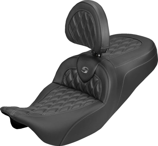 Saddlemen Roadsofa Carbon Fiber Seat For Harley FLHRXS 1868 08-25 808-07B-206B2