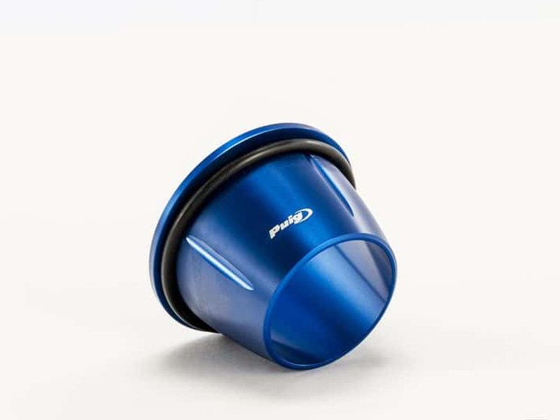 PUIG Exhaust End Tube Blue for Yamaha TMax 530 12-16 7358A