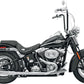 Bassani Hutch Special True Dual Headpipes For Harley FLS 1690 1997-2017 12115A