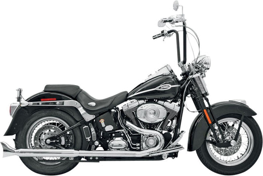 Bassani Hutch Special True Dual Headpipes For Harley FLS 1690 1997-2017 12115A