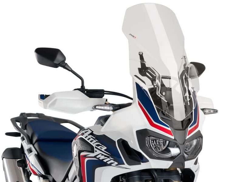 Puig Adjustable Touring Screen With Support Clear 9976W