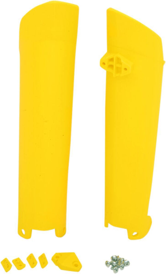 UFO FORK SLIDER PROTECTORS HUSQVARNA TC/TE/FE/FC YELLOW HU03356-103