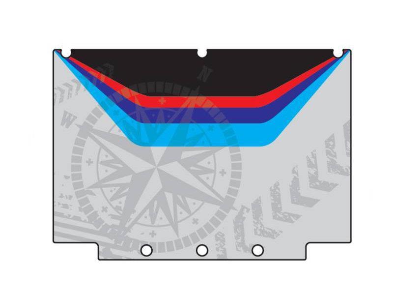 Puig Side Case Stickers / Decals Black 0516N