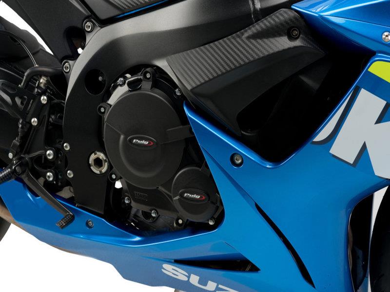 Puig Engine Cover Track for Championship Black 9614H