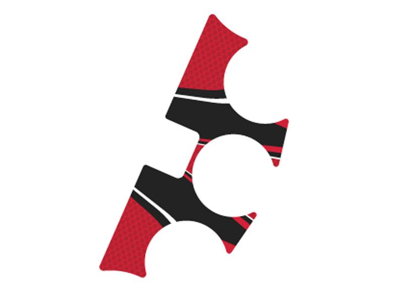 PUIG Radikal Yoke Protector Red for Honda Africa Twin CRF1000L 16-19 9074R