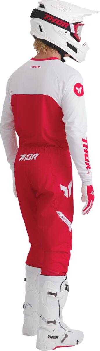 THOR Ridemode Static Gloves Red