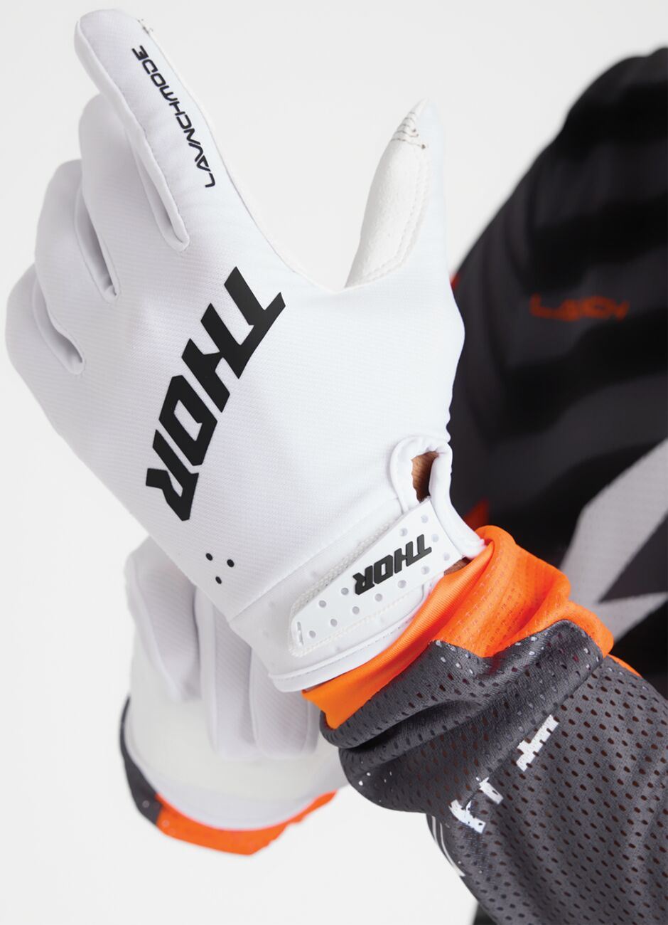 THOR Launchmode Gloves White