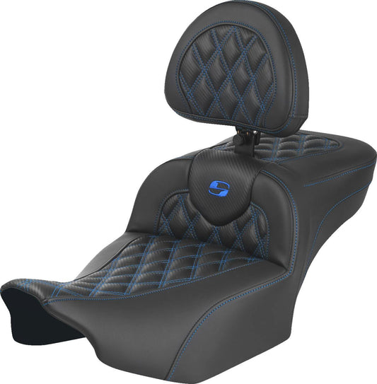 Saddlemen Roadsofa Reach Seat With Backrest For HD FLTRXSE 1977 23-24 823-07-207B1