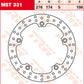 Trw Round Fixed Brake Rotor 250-299mm For BMW K 1200 GT 1993-2008 Steel MST331