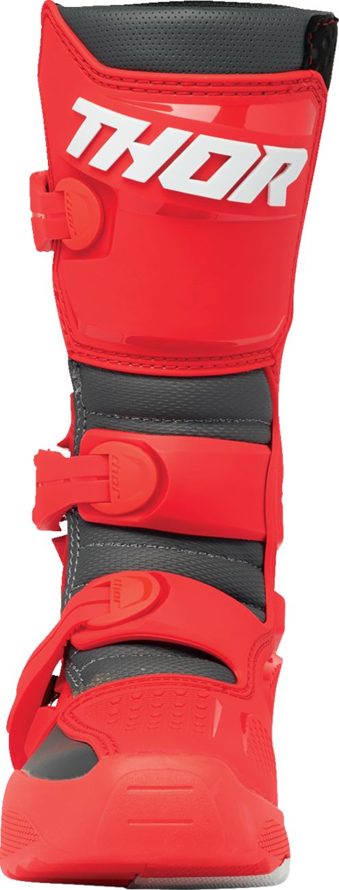Thor Boot Youth Blitz Xr Red/Charcoal