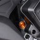 Daytona Bullet Oil Filler Cap M20xP2.5 Gold Aluminum with O-ring & Wire-lock 98401