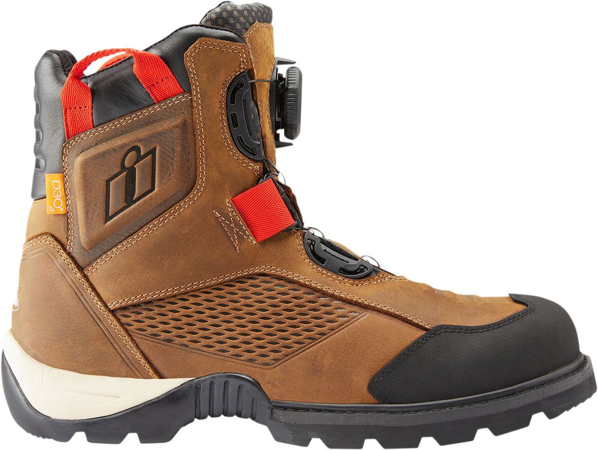 Icon Stormhawk Waterproof Boots Brown