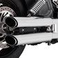 Vance & Hines Twin Slash 3" Slip-On Mufflers Chrome For HD Scout 60 15-24 18323