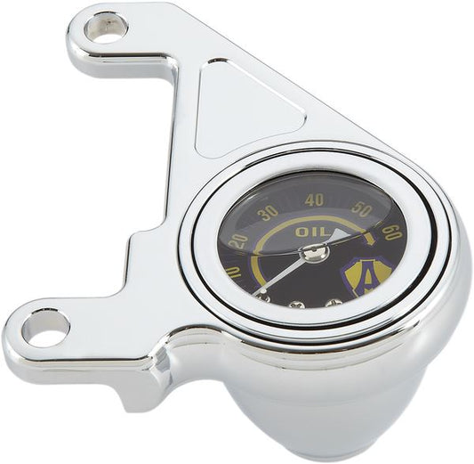 Arlen Ness Oil Pressure Gauge Kit Aluminum Chrome For HD FXDF 1690 99-17 15-658