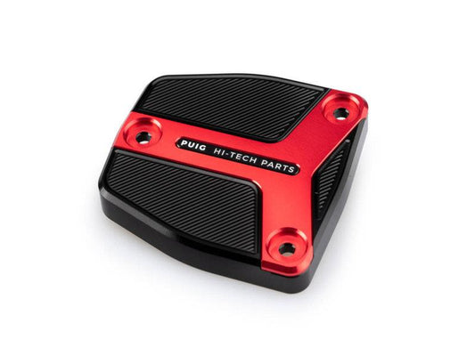PUIG Brake / Clutch Fluid Tank Cap Red for Harley Davidson Sportster S RH1250S 21-24 21386R