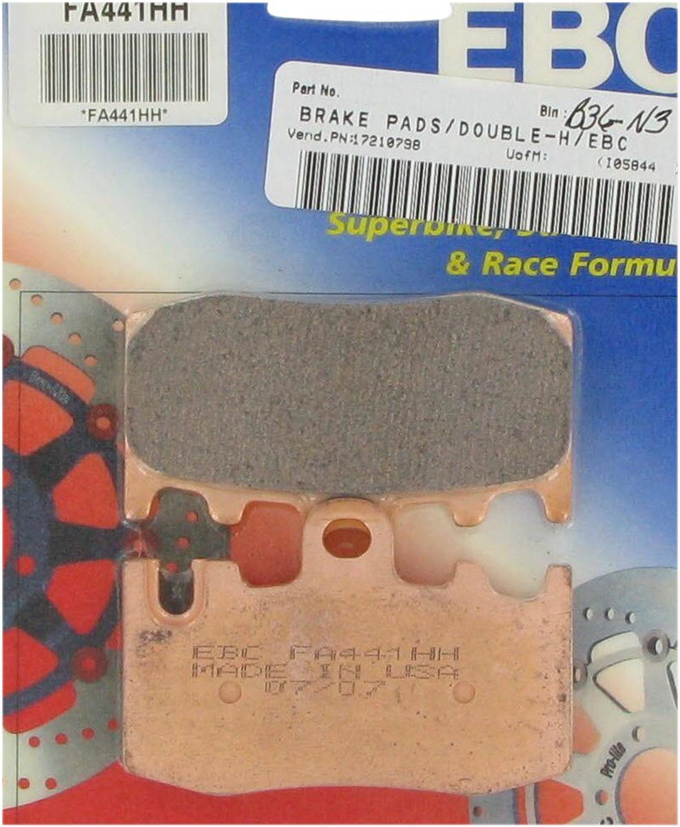 Ebc Sintered "HH" Brake Pads For BMW K 1200 GT 2006-2008 Copper Alloy FA441HH