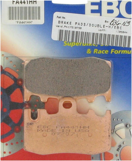 Ebc Sintered "HH" Brake Pads For BMW K 1200 GT 2006-2008 Copper Alloy FA441HH