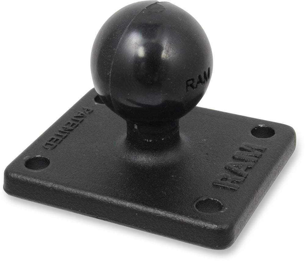 Ram Mounts RAM 2 in. x 1.7 in. Base with 1 in. Ball for Garmin Zumo, TomTom Rider and Urban Rider - RAM-B-347U